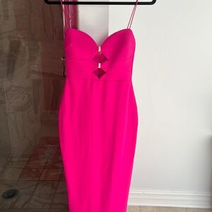 Size small neon pink Nookie Dress
